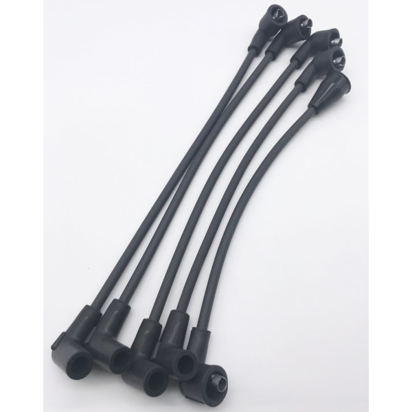 7mm Black cable HT Ignition lead set 45D4 image