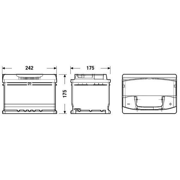 075 Exide PREMIUM 61ah 600CCA - 4 YRS image