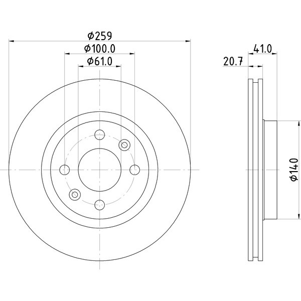 Pair Don Car Brake Discs image