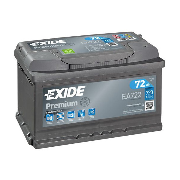 096 Exide PREMIUM 72ah 720CCA - 4 YRS image
