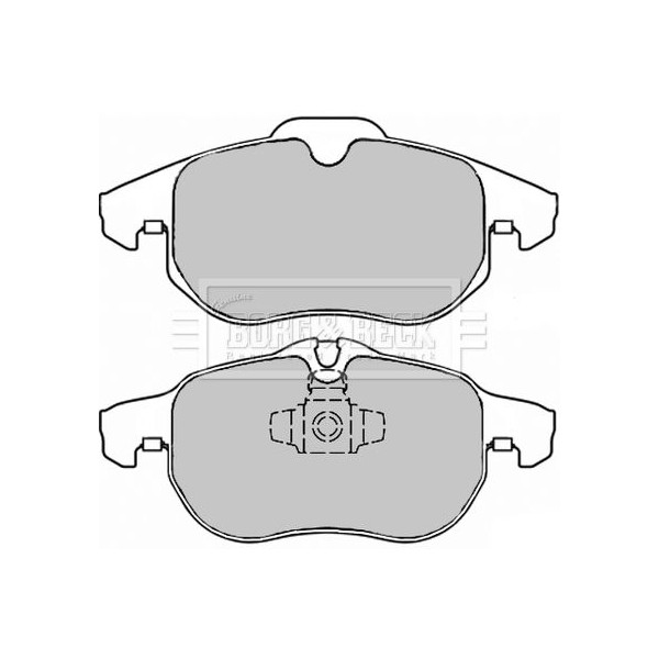BRAKE PADS FNT -BORG&BECK image
