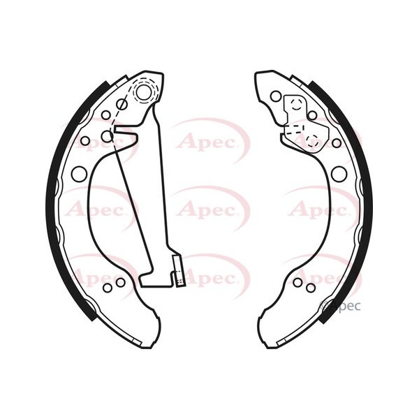 BRAKE SHOES REAR image