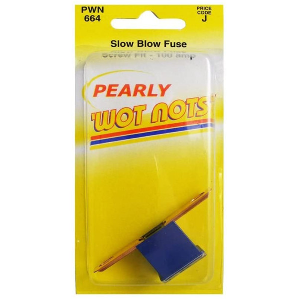 SLOW BLOW FUSE-SCREW FIT 100amp PF736 image