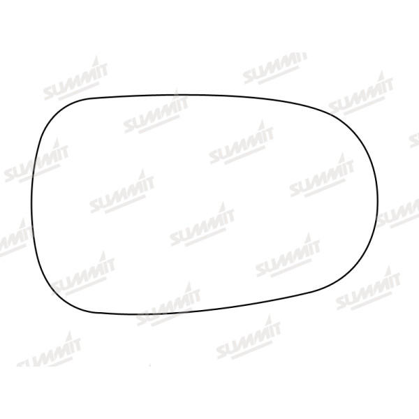 SRG-255BH HEATED BASE PLATE RENAULT NISSAN (LH & RH) CONVEX image