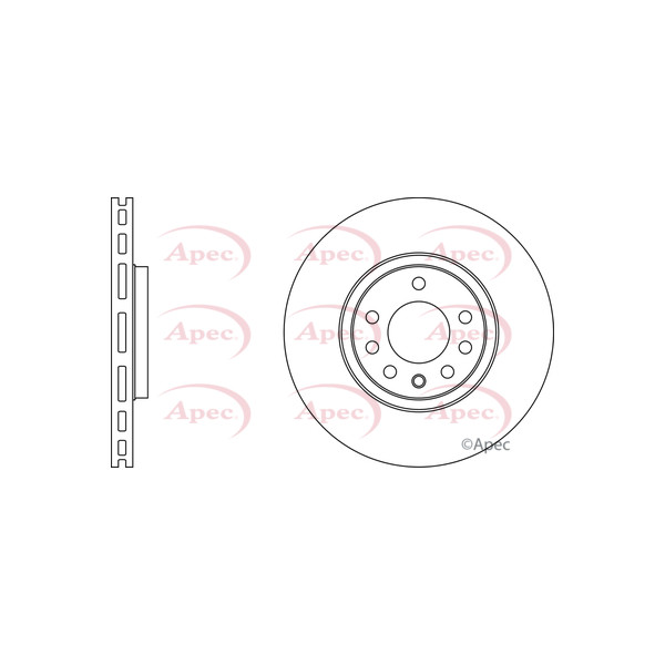 BRAKE DISC (FRONT) (SINGLE) image