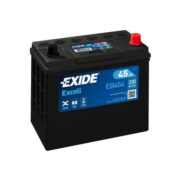 158 Exide EXCELL 45ah 330CCA  3 YRS image