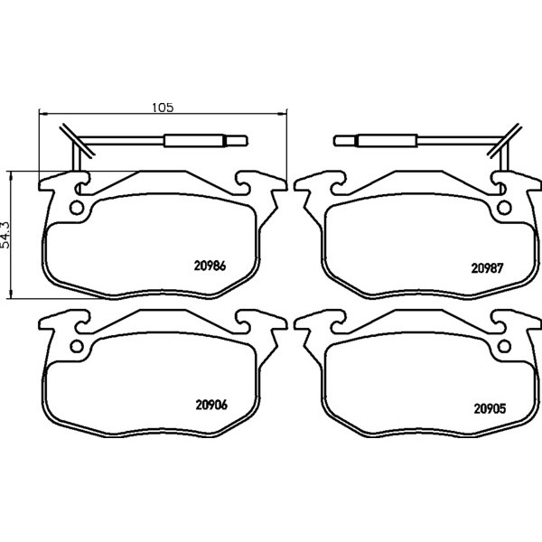 Brake Pad Set image