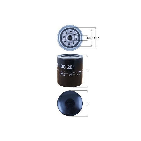OIL FILTER - SPIN ON image