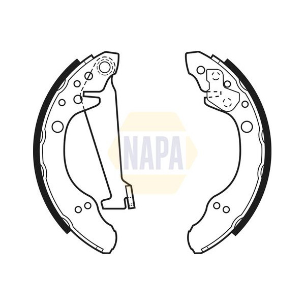 BRAKE SHOES REAR image