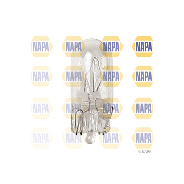 NAPA 12V 5W W5W CAPLESS W2.1X9.5D image
