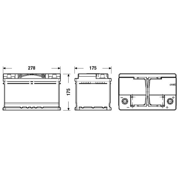 100EFB Exide EFB 65ah 650CCA - 3 YRS image