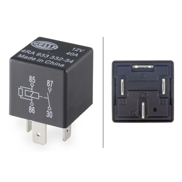 RELAY 12V N/O 4-PIN 40AMP NO BKT RE image