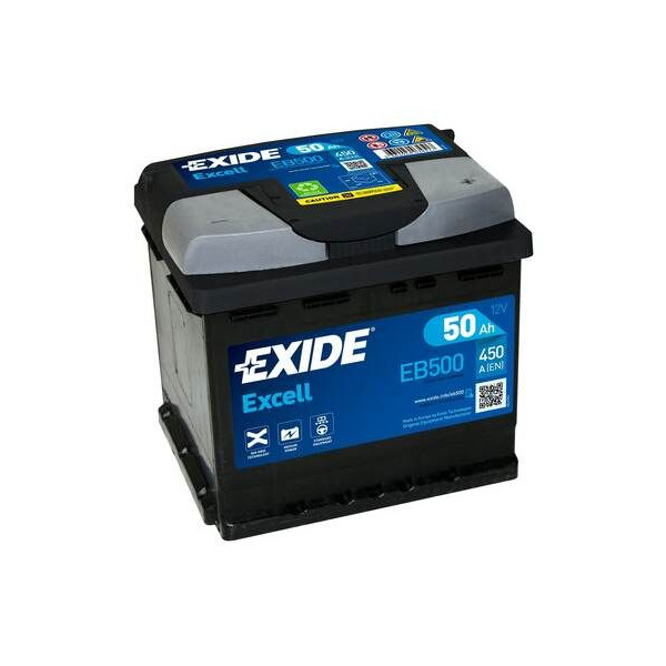 079 Exide EXCELL 50ah 450CCA - 3 YRS image